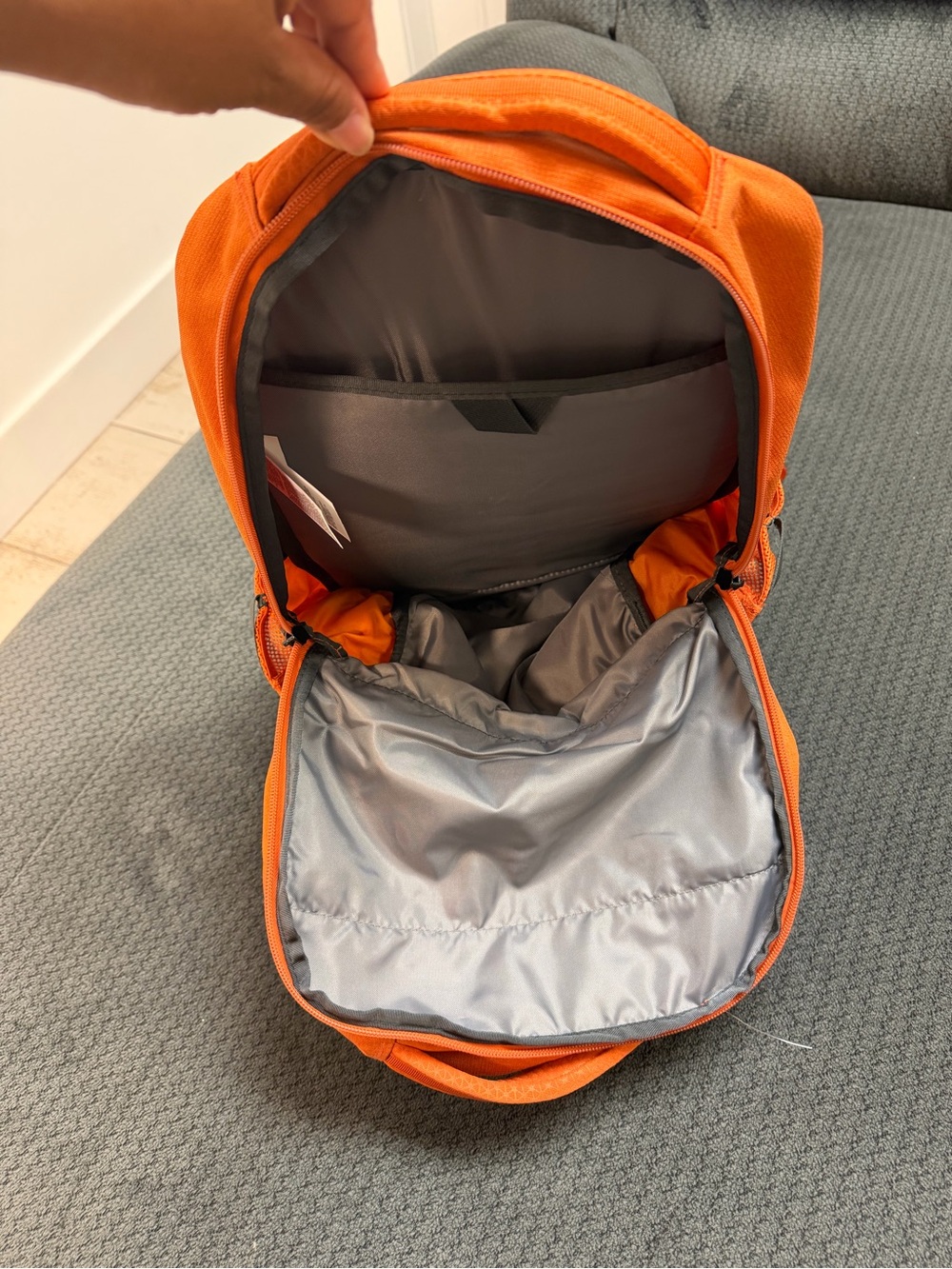 The North Face Rapidus Alpine 34L Backpack Orange Ski Mountaineering NWOT - Picture 5 of 15